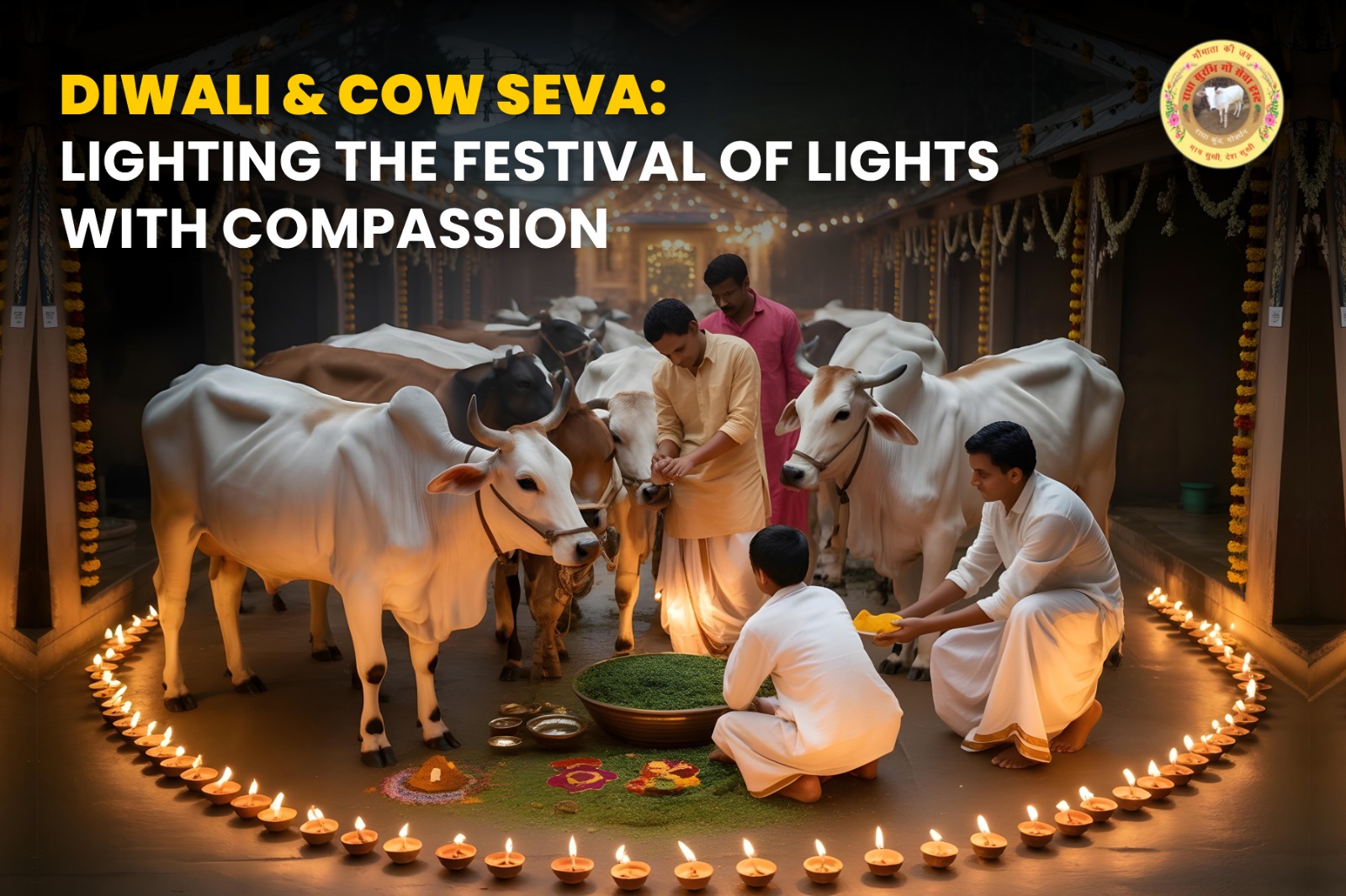 diwali-in-best-gaushala-near-vrindavan